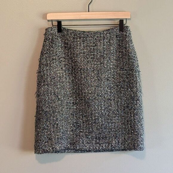 Talbots Size 2p Pencil Skirt Tweed Knit Straight Petites Classic Extra Small - Picture 1 of 6